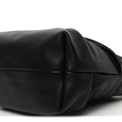 Jimmy Choo Soft Calfskin Small Diamond Hobo Black 9 of 9