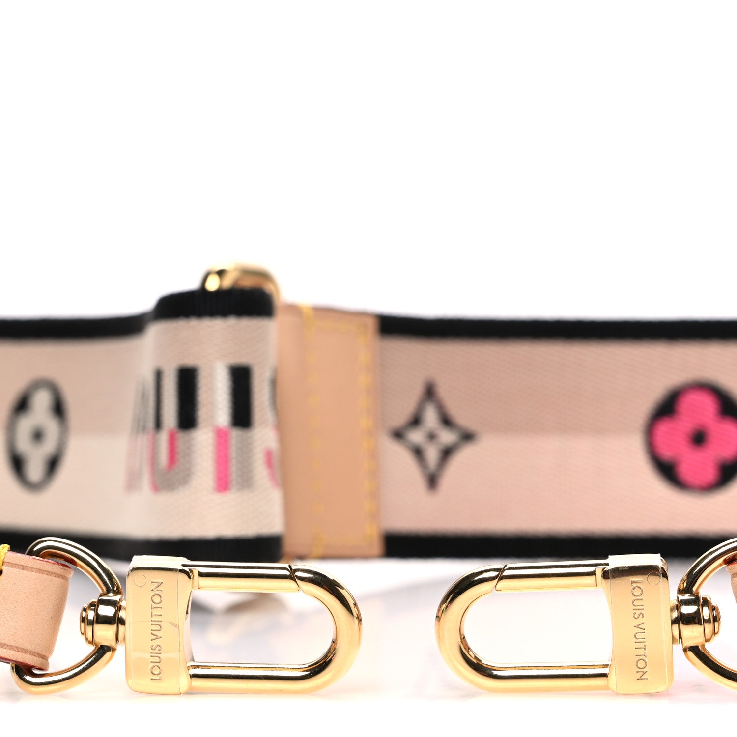 Louis Vuitton Jacquard Speedy Bandouliere 20 Shoulder Strap Black 3 of 3