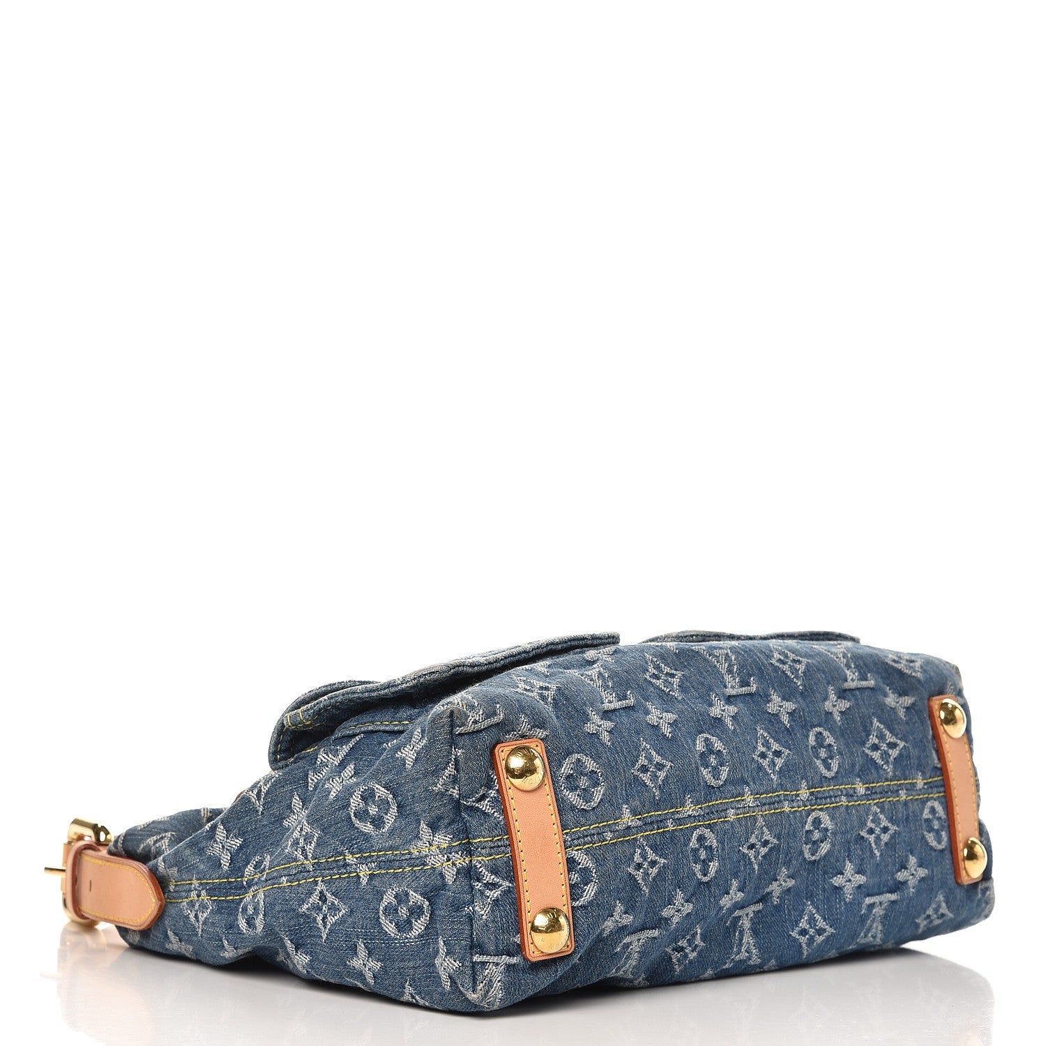 Louis Vuitton Monogram Denim Baggy PM Blue 4 of 11