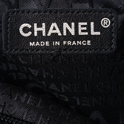 Chanel Lambskin Stitched Medium Ultimate Soft Tote Black 6 of 12