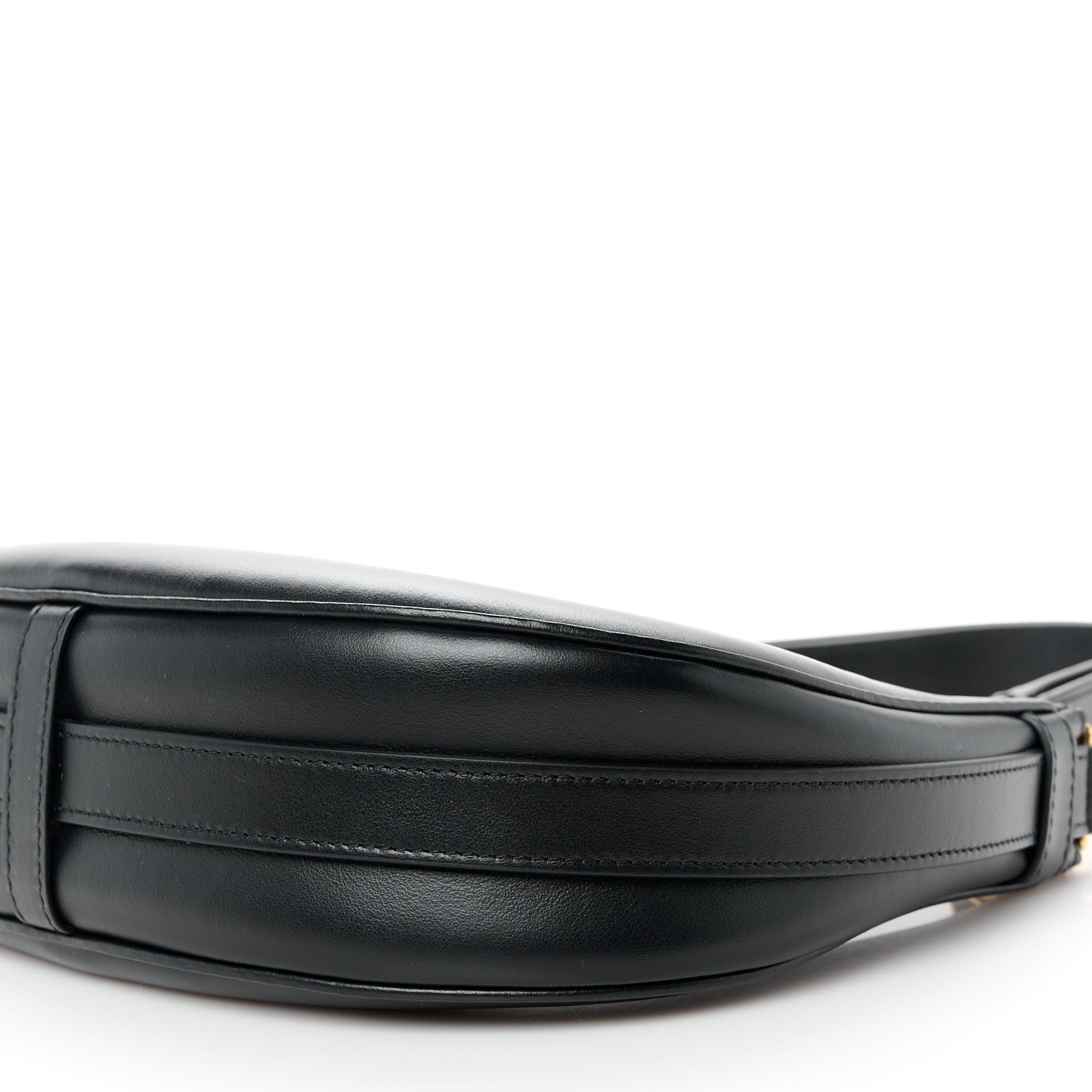 Celine Smooth Calfskin Medium Strap Ava Shoulder Bag Black 10 of 11