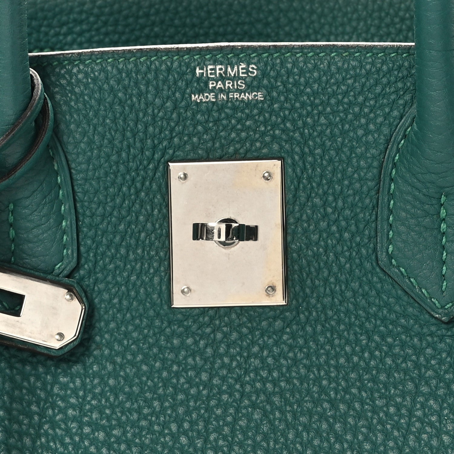 Hermes Togo Birkin 30 Malachite 6 of 11