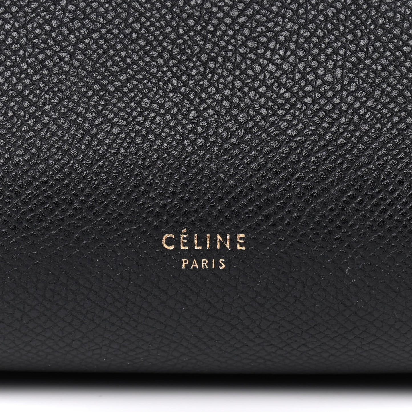 Grained Calfskin Mini Belt Bag Black