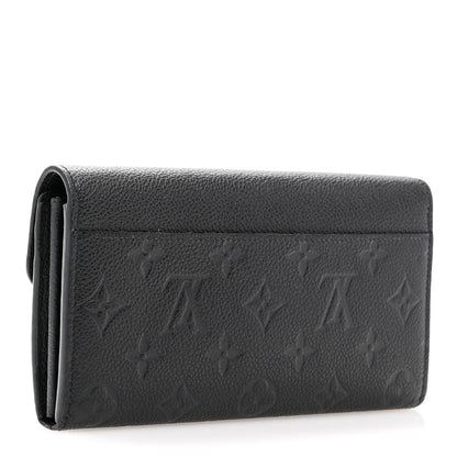 Louis Vuitton Empreinte Sarah Wallet NM Black 3 of 11