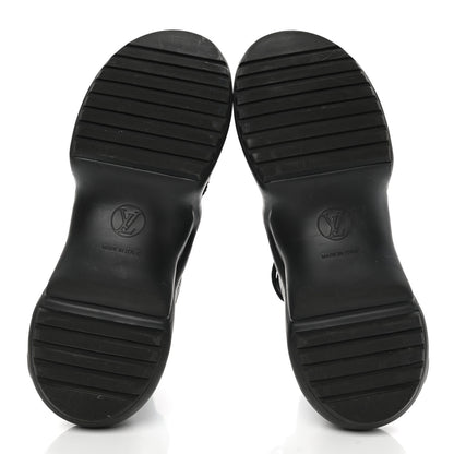 Louis Vuitton Calfskin Patent Monogram LV Archlight Sneakers 38.5 Black 5 of 12