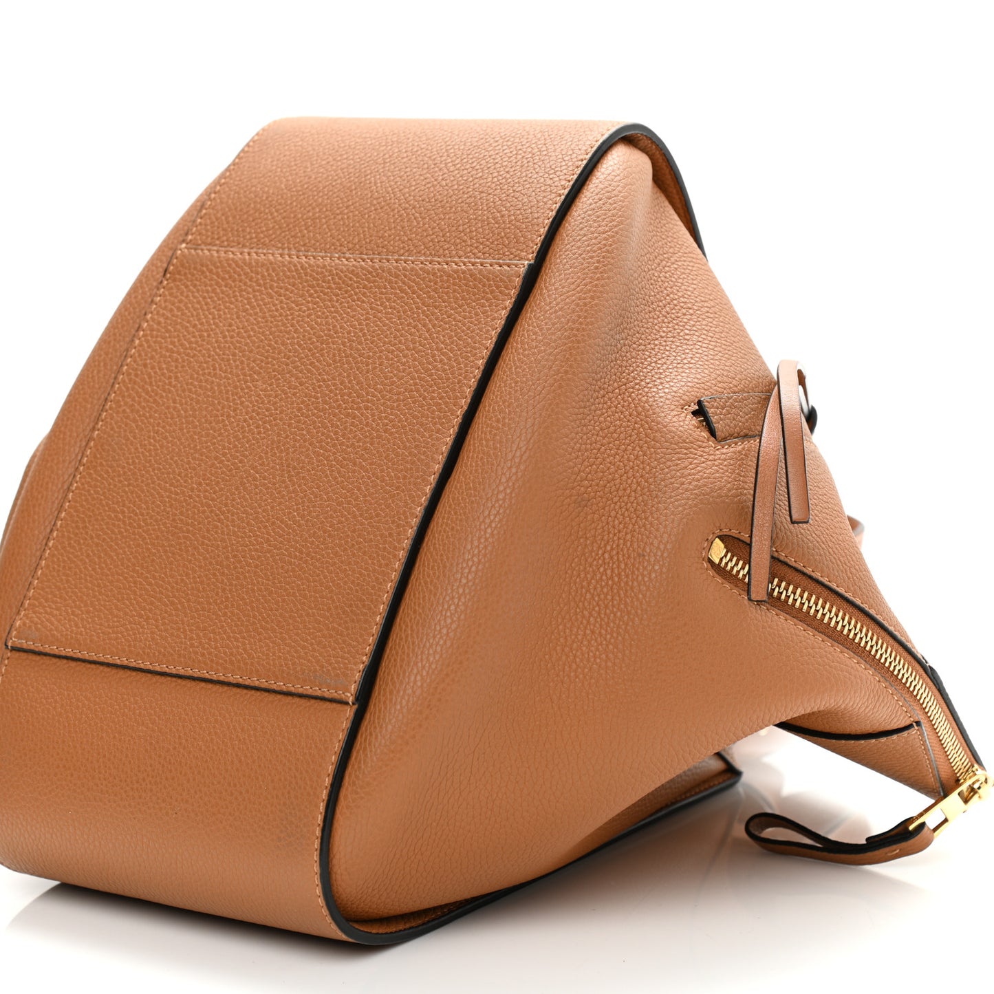 Calfskin Small Hammock Shoulder Bag Tan
