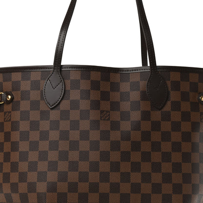 Louis Vuitton Damier Ebene Neo Neverfull MM Rose Ballerine 9 of 12