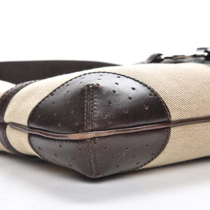 Gucci Canvas Web GG Reins Shoulder Bag Brown 8 of 10