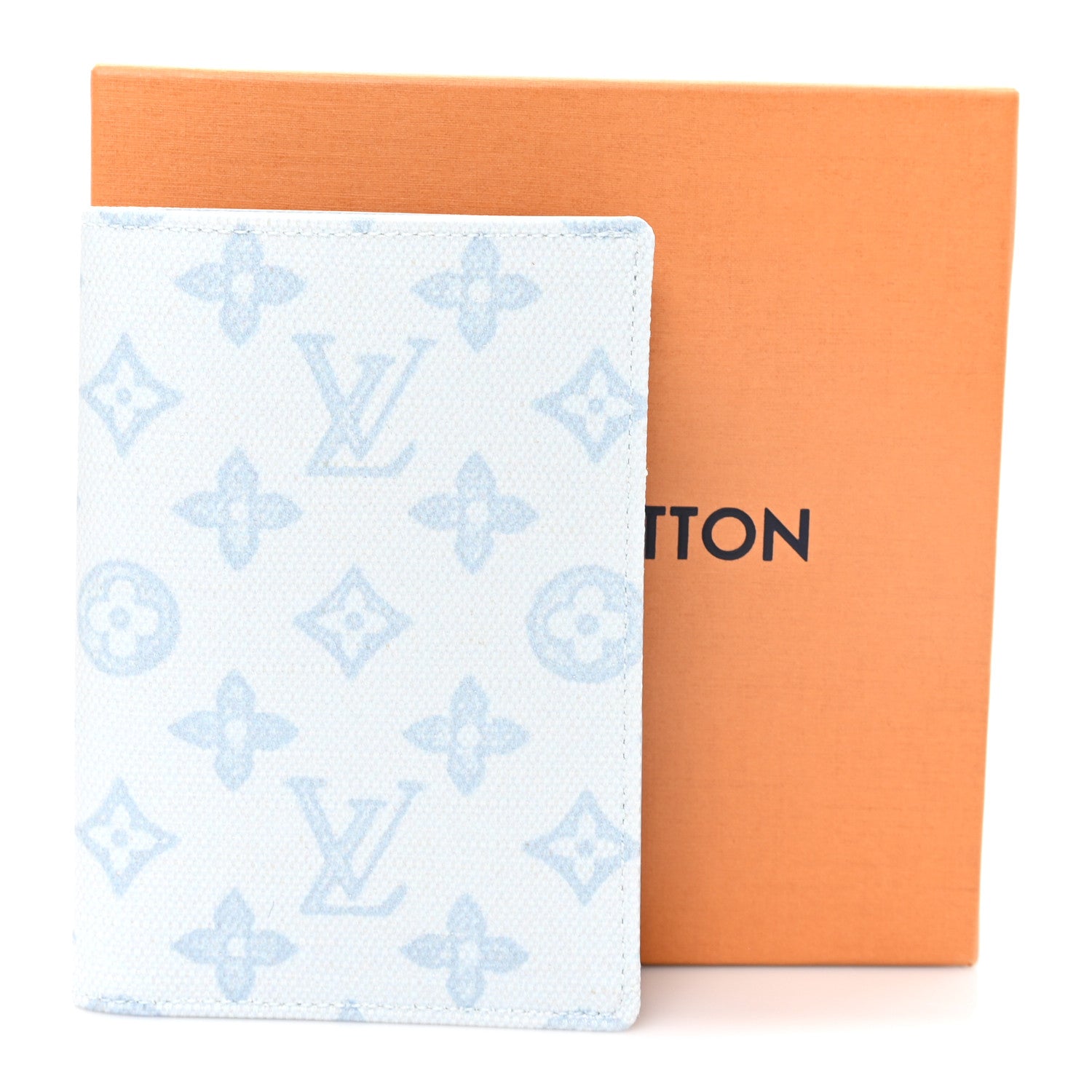 Louis Vuitton Monogram Origine Passport Cover Bleu Courrier 7 of 7