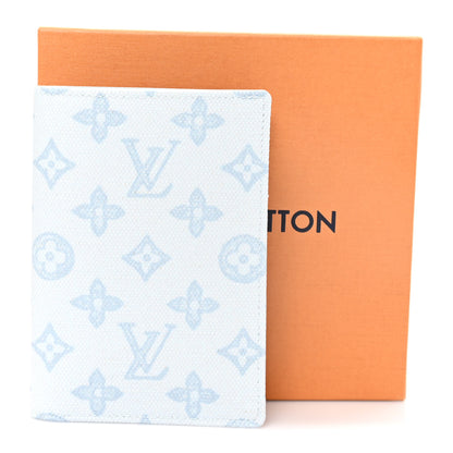 Louis Vuitton Monogram Origine Passport Cover Bleu Courrier 7 of 7