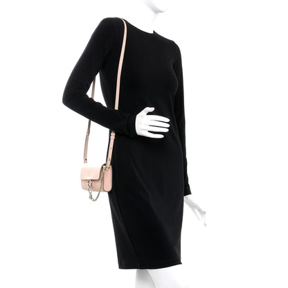 Chloe Calfskin Mini Faye Shoulder Bag Cement Pink 2 of 9