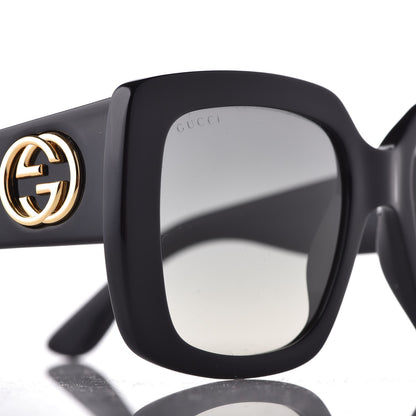 Gucci Acetate Square Frame Sunglasses GG0141S Black 9 of 9