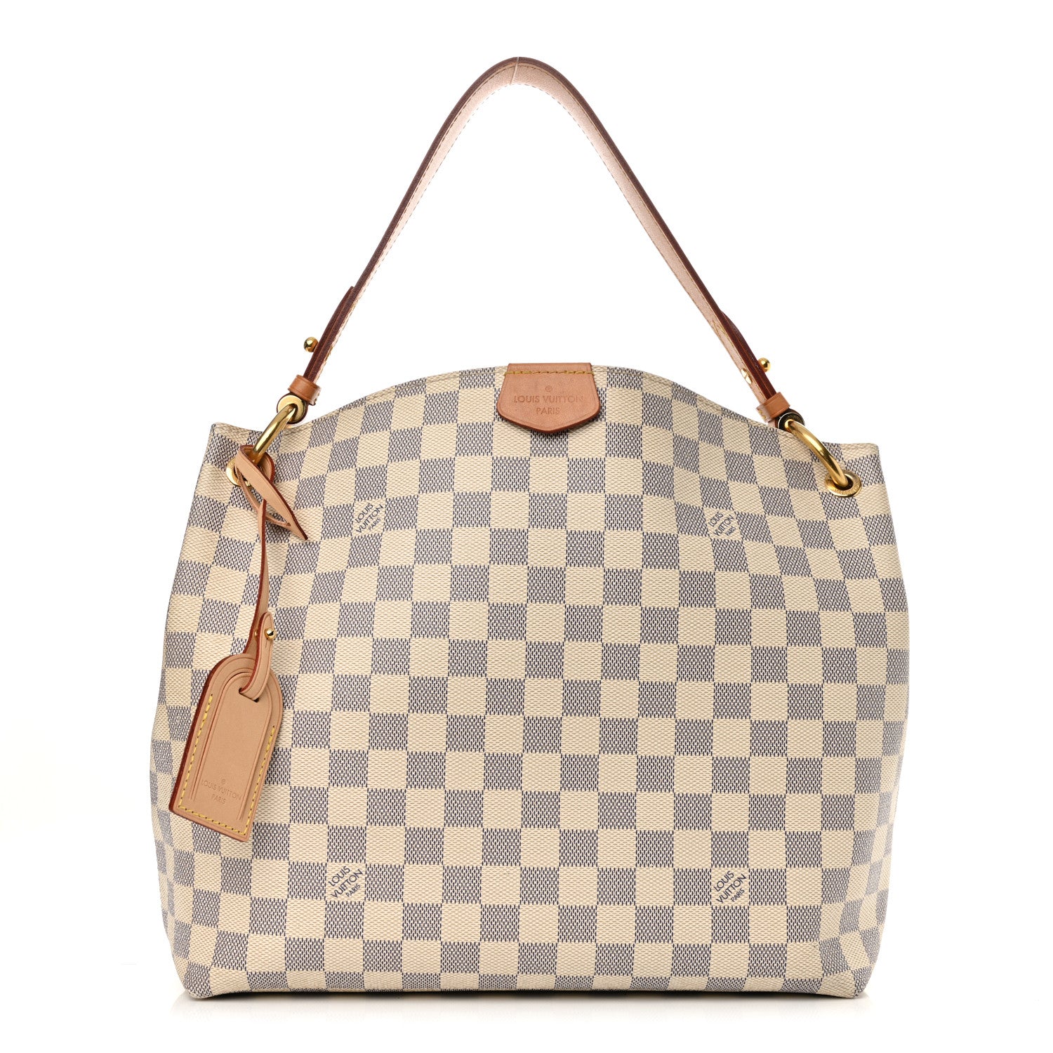 Louis Vuitton Damier Azur Graceful PM Rose Ballerine 1 of 13