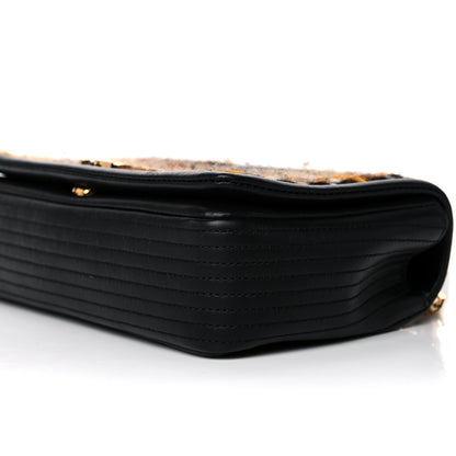 Burberry Tweed Lola Bag Black 8 of 12