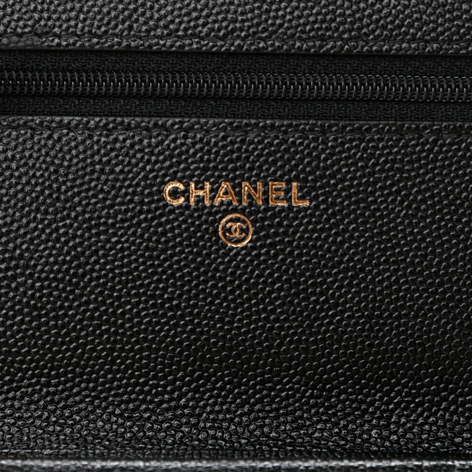 Chanel Caviar Quilted Golden Class Wallet On Chain WOC Black 6 of 11
