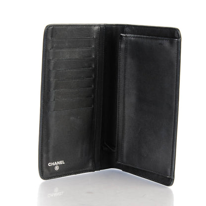 Chanel Caviar Sevruga Yen Wallet Black 5 of 9