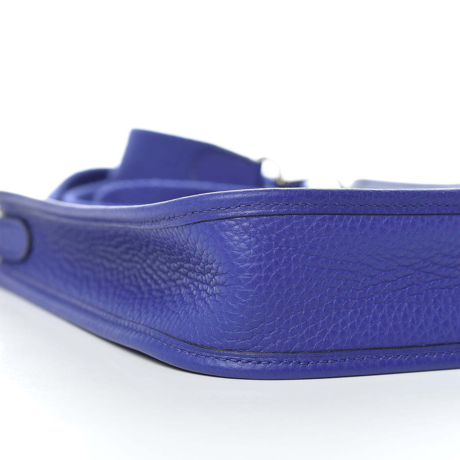 Hermes Taurillon Clemence Evelyne TPM Bleu Electrique 8 of 10