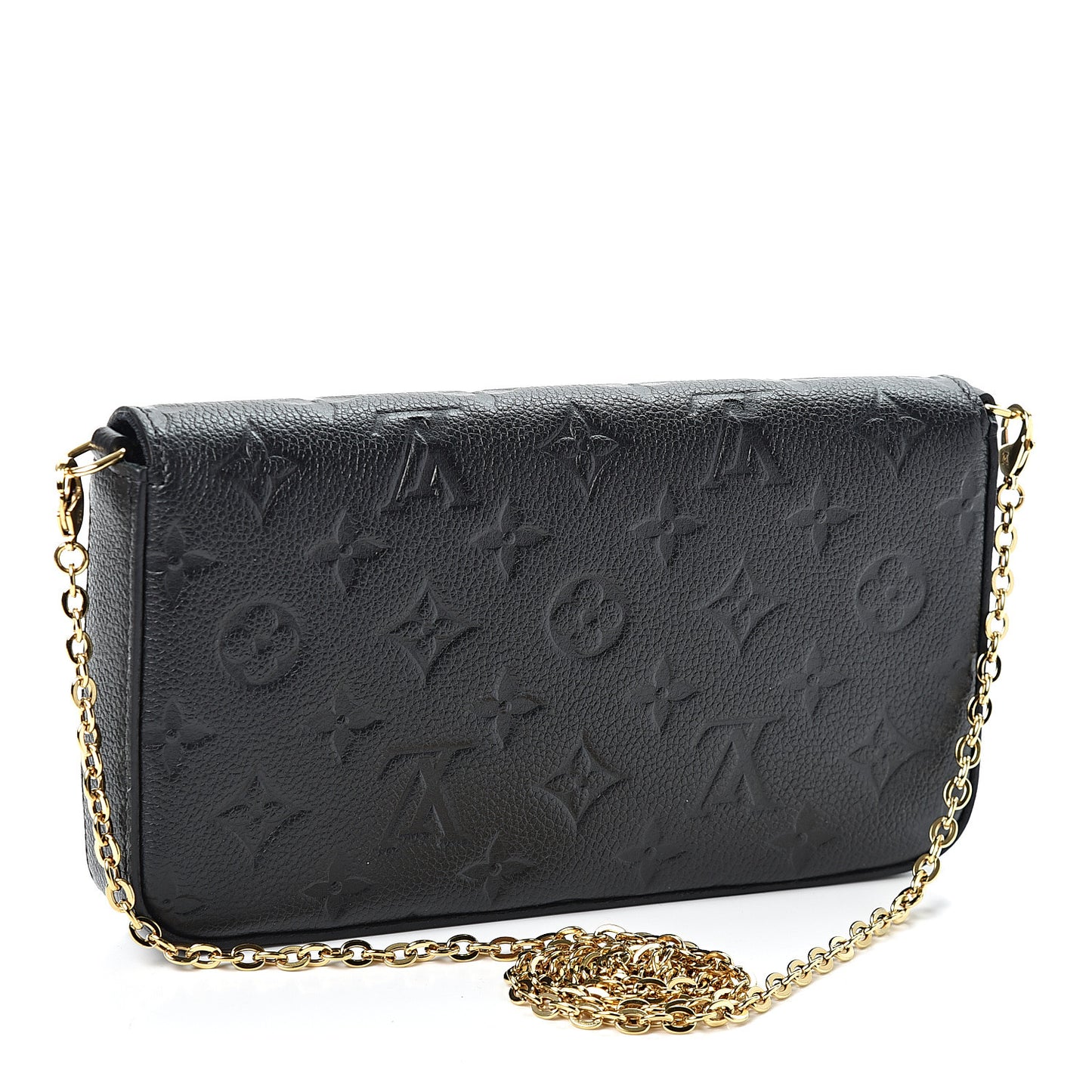 Empreinte Pochette Felicie Chain Wallet Black