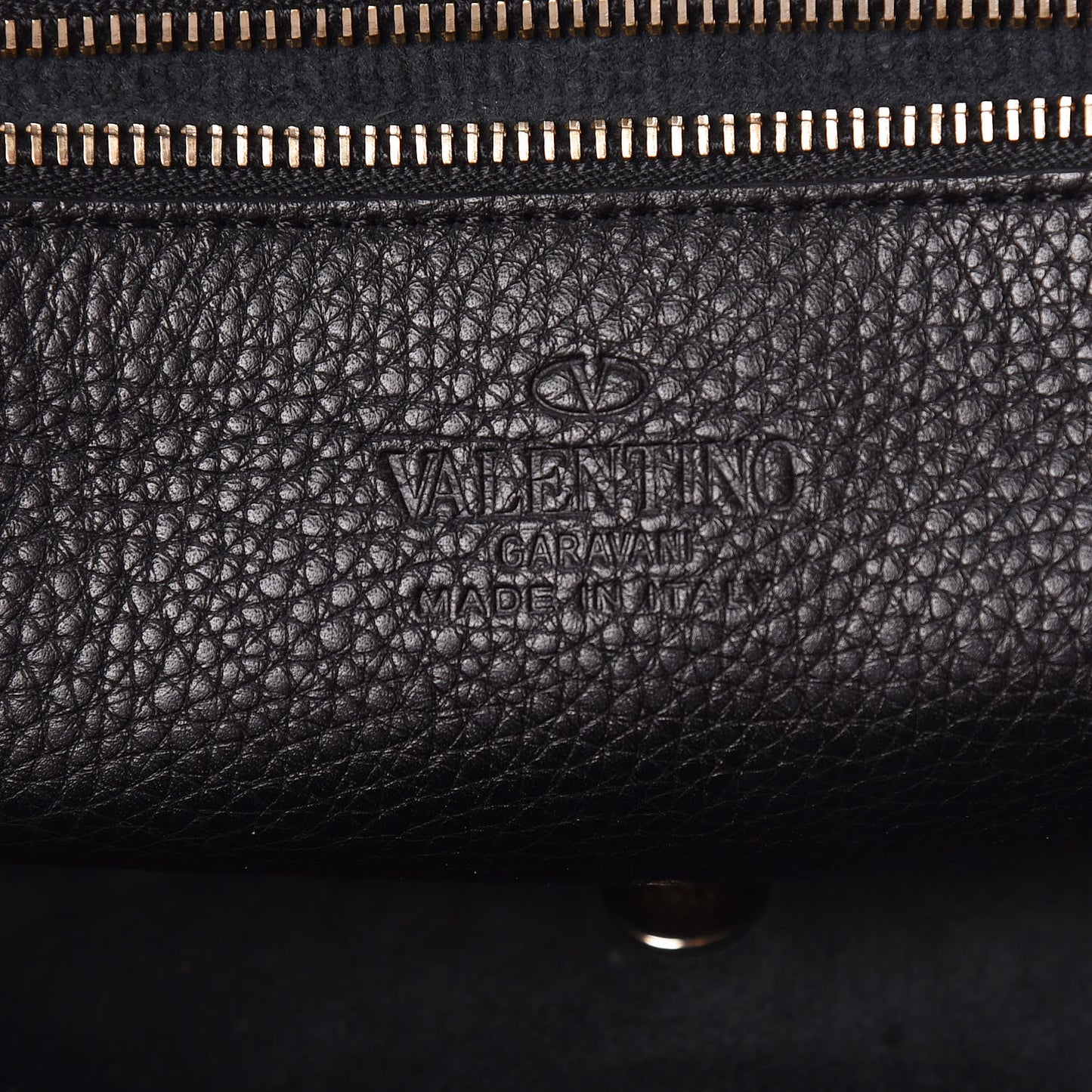 Alce Printed Calfskin Medium Rockstud Tote Black