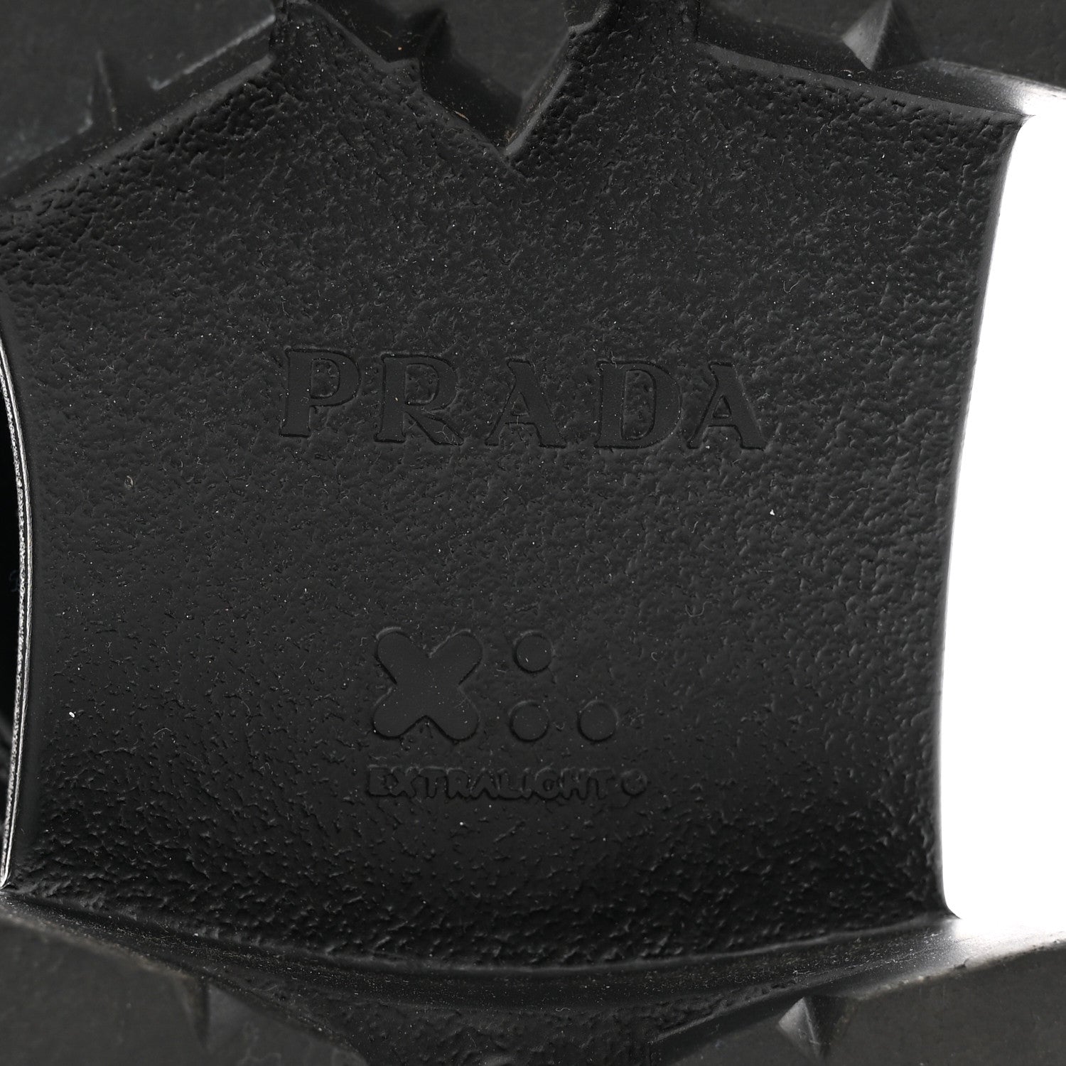 Prada Spazzolato Rois Re-Nylon Metal Triangle Logo Mens Monolith Pouch Pocket 60mm Combat Boots 11 Black 8 of 12