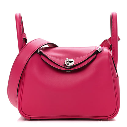 Hermes Swift Verso Mini Lindy 20 Rose Mexico Rouge Piment 1 of 9