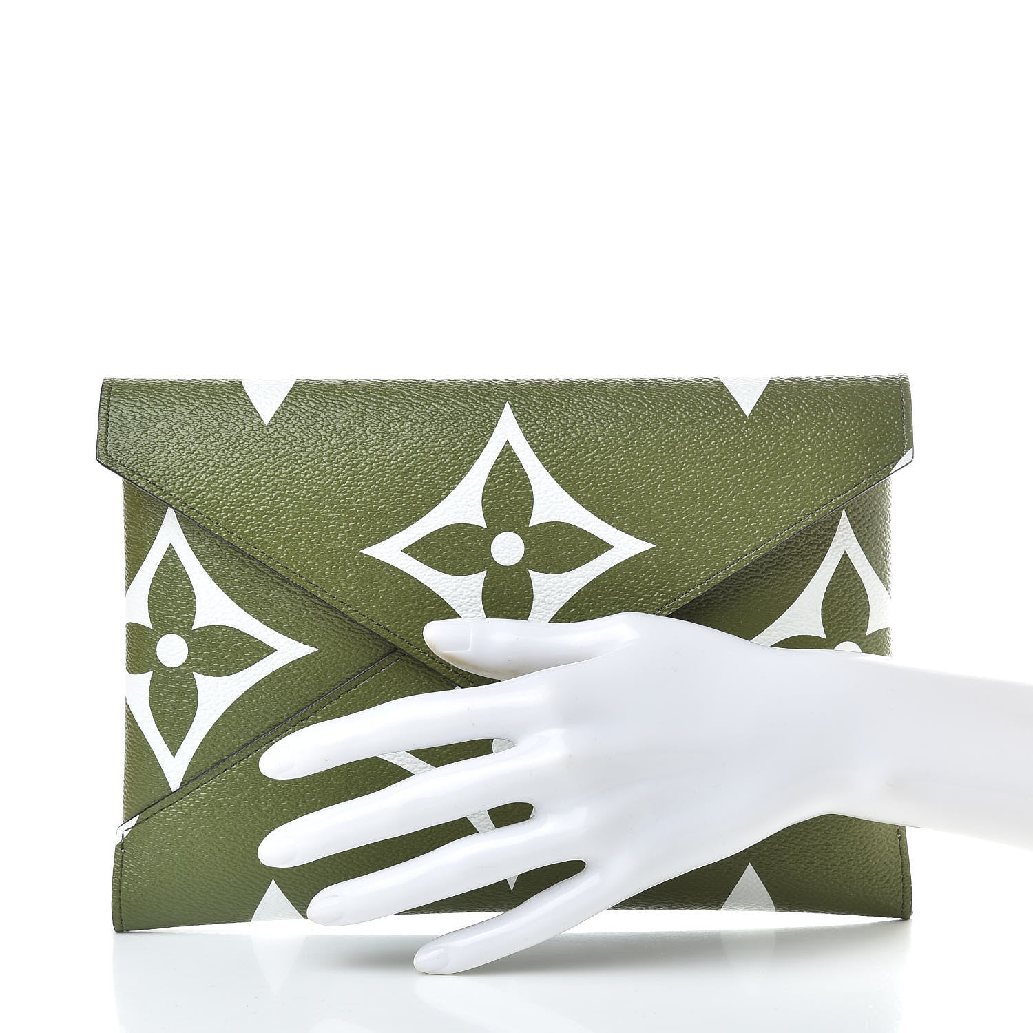Louis Vuitton Monogram Giant Large Kirigami Pochette Kaki 2 of 8