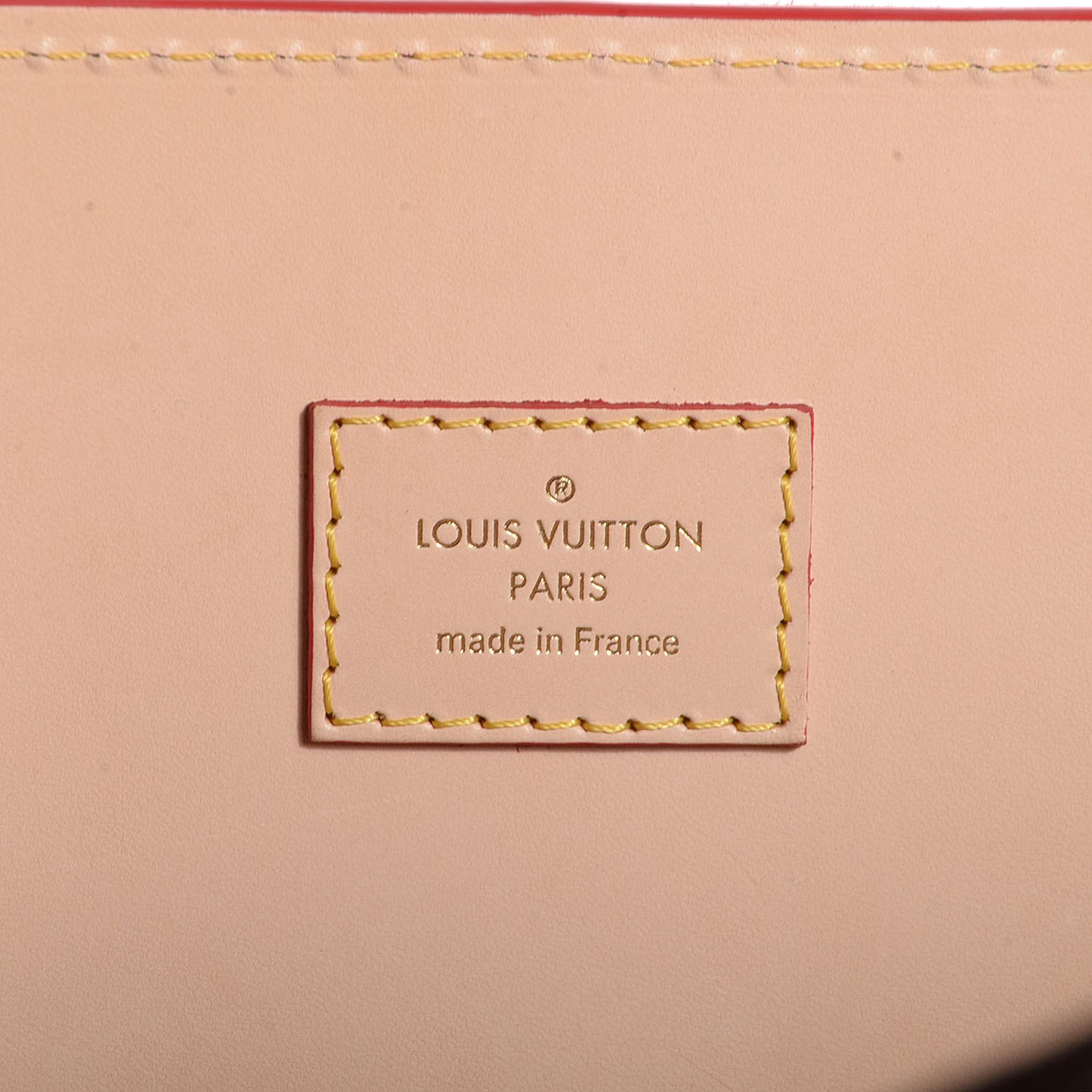 Monogram Calf Hair Spikes Iconoclasts Christian Louboutin Tote Red
