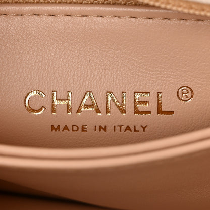 Chanel Caviar Quilted Mini Coco Handle Flap White 6 of 11