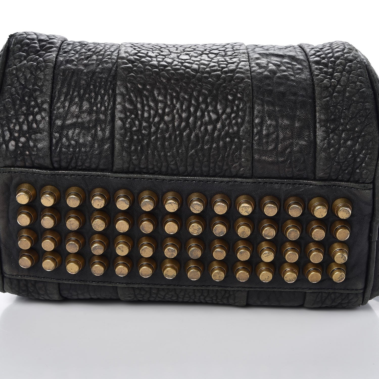 Alexander Wang Pebbled Lambskin Rockie Black Pale Gold Hardware 16 of 17