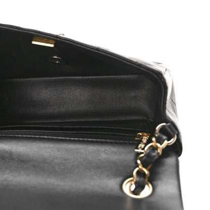 Chanel Lambskin Quilted Mini Rectangular Flap Black 5 of 9