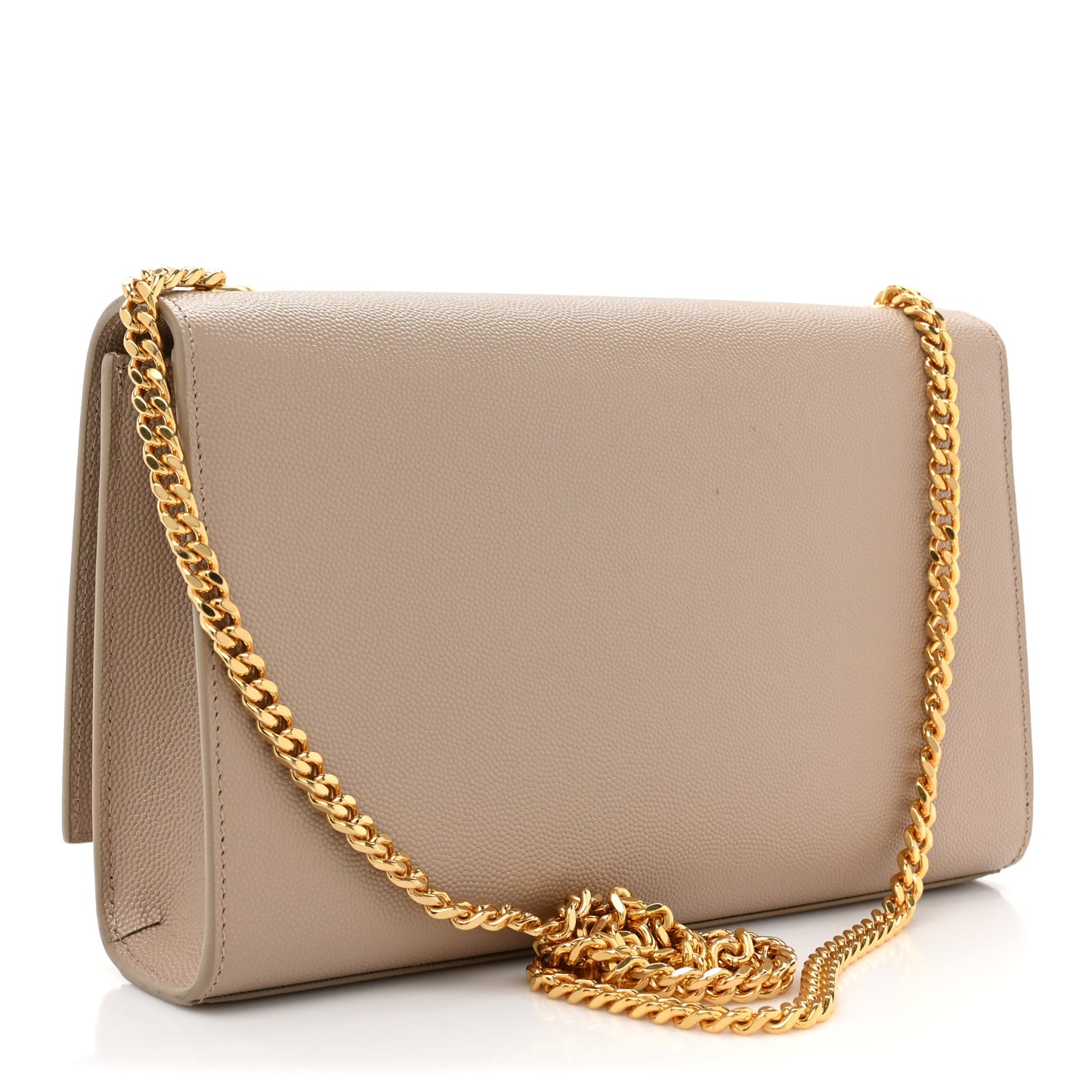 Grain De Poudre Medium Monogram Kate Satchel Dark Beige