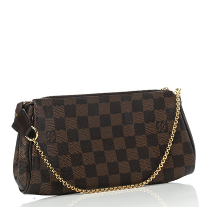 Louis Vuitton Damier Ebene Eva Clutch 2 of 6