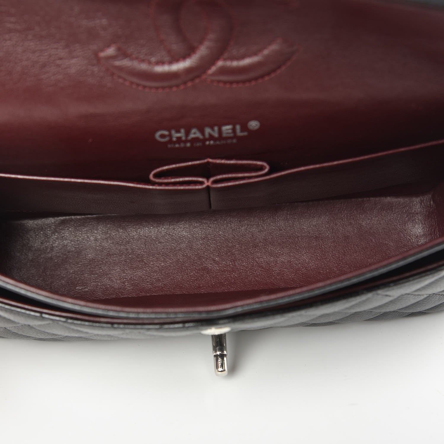 Chanel Caviar Quilted Medium Double Flap Black 5 of 10