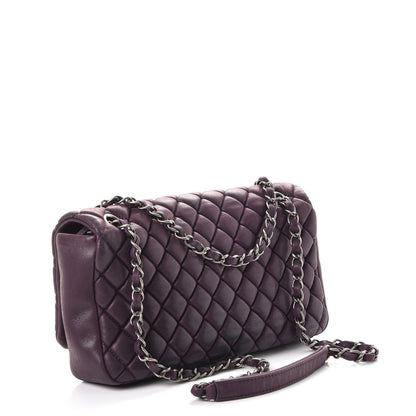 Chanel Iridescent Calfskin Small New Bubble Flap Plum 3 of 9
