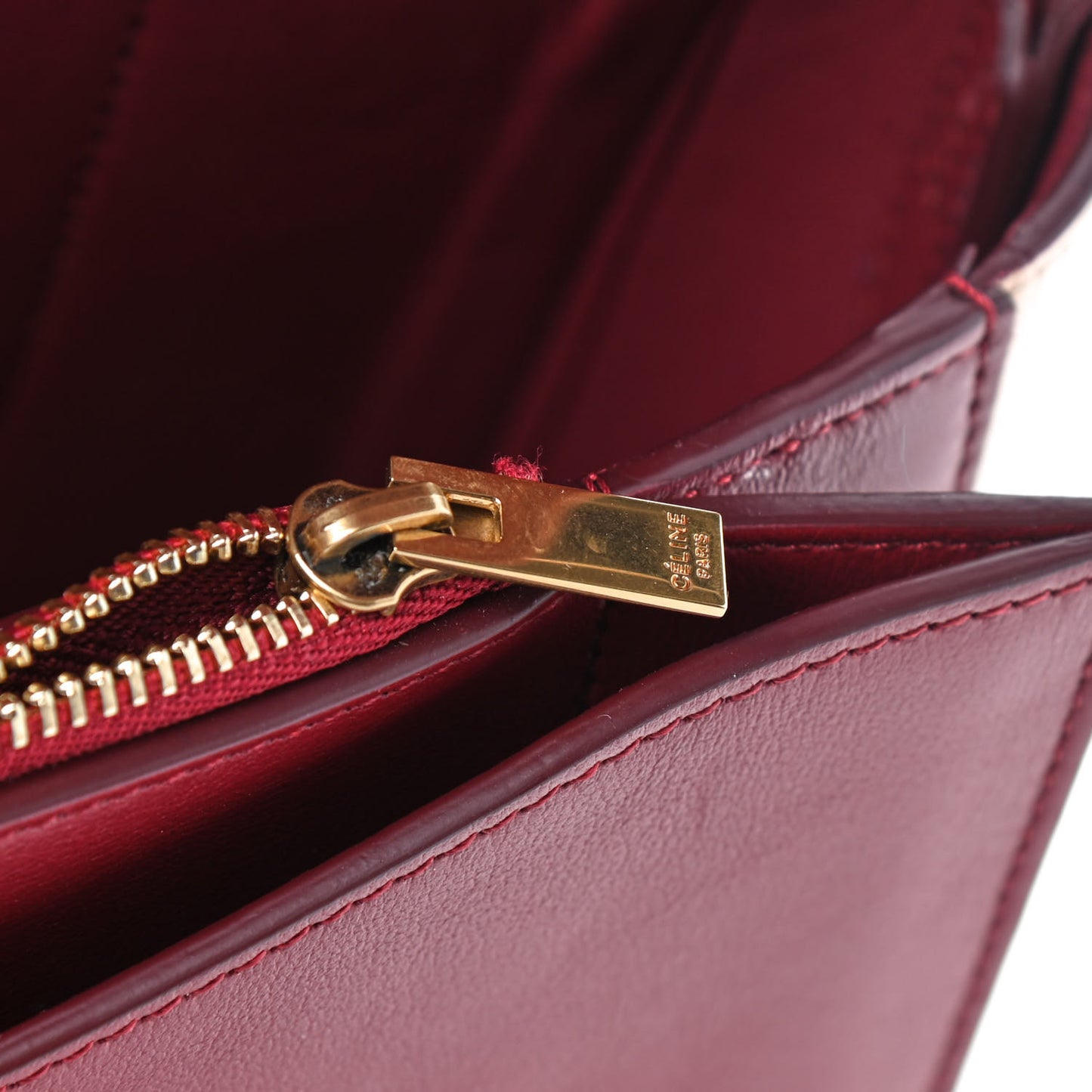 Shiny Smooth Calfskin Medium Frame Shoulder Bag Ruby Nude