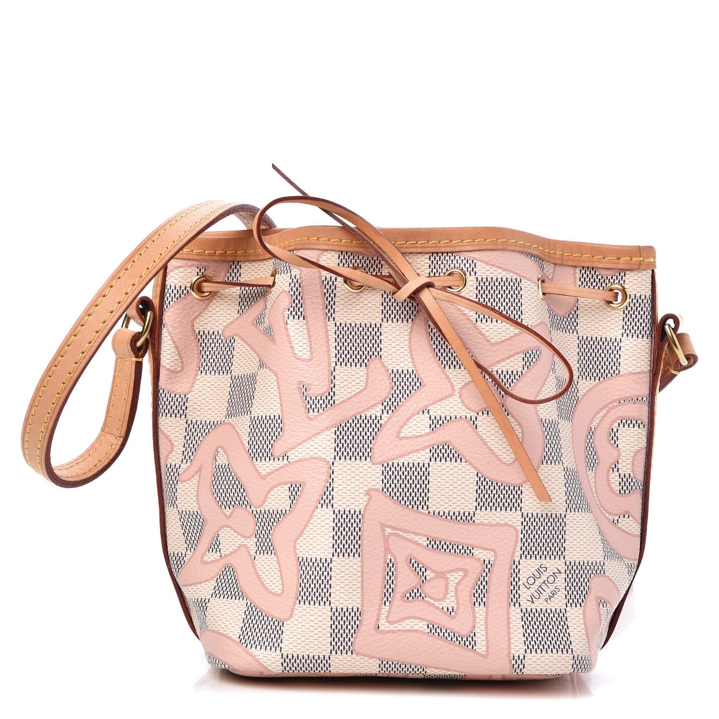 Damier Azur Tahitienne Nano Noe Rose Ballerine