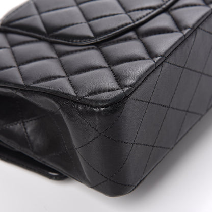 Chanel Lambskin Quilted Medium Double Flap Black 13 of 16