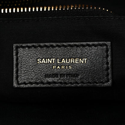 Saint Laurent Crinkled Calfskin Matelasse Monogram Medium Niki Chain Satchel Light Caramel 6 of 12