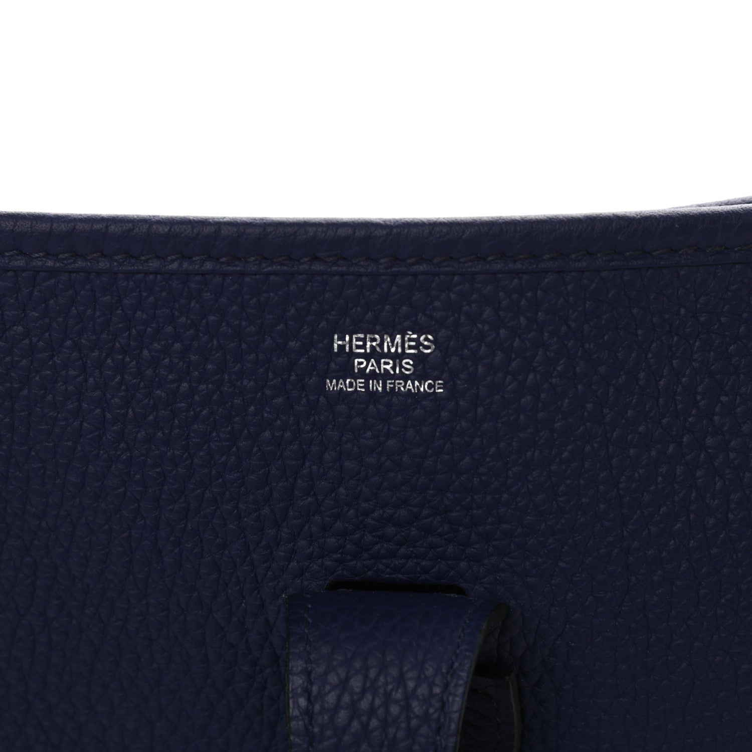 Hermes Taurillon Clemence Evelyne III GM Bleu Encre 6 of 9
