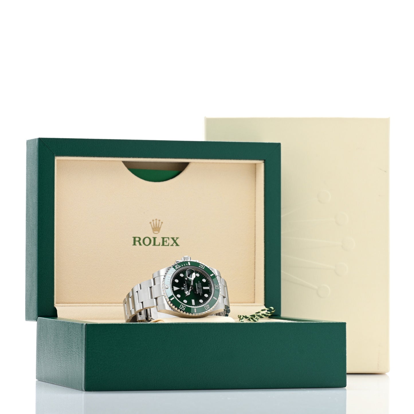 Stainless Steel 40mm Oyster Perpetual Submariner Date Hulk Watch Green 116610LV