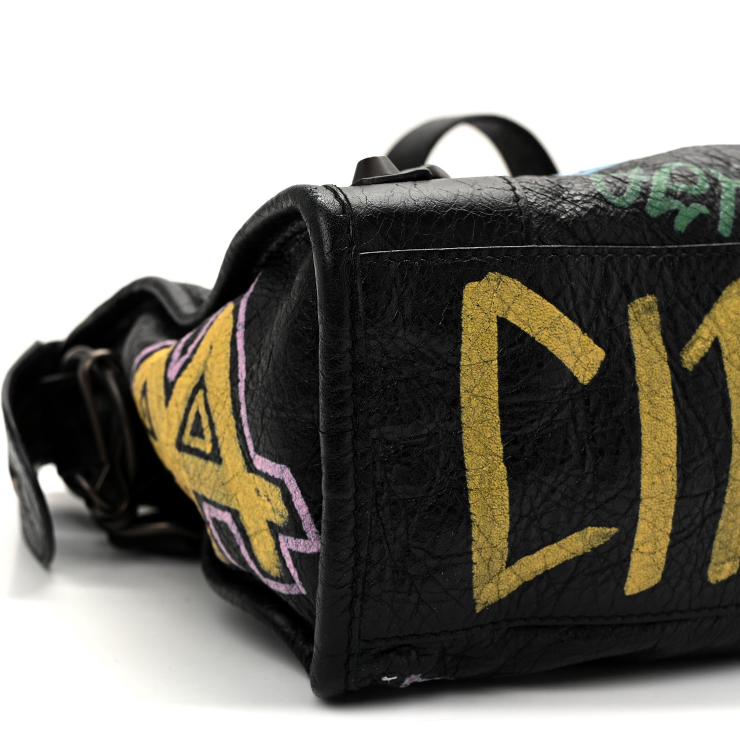 Agneau Graffiti All Over Classic Hardware S City Black Multicolor