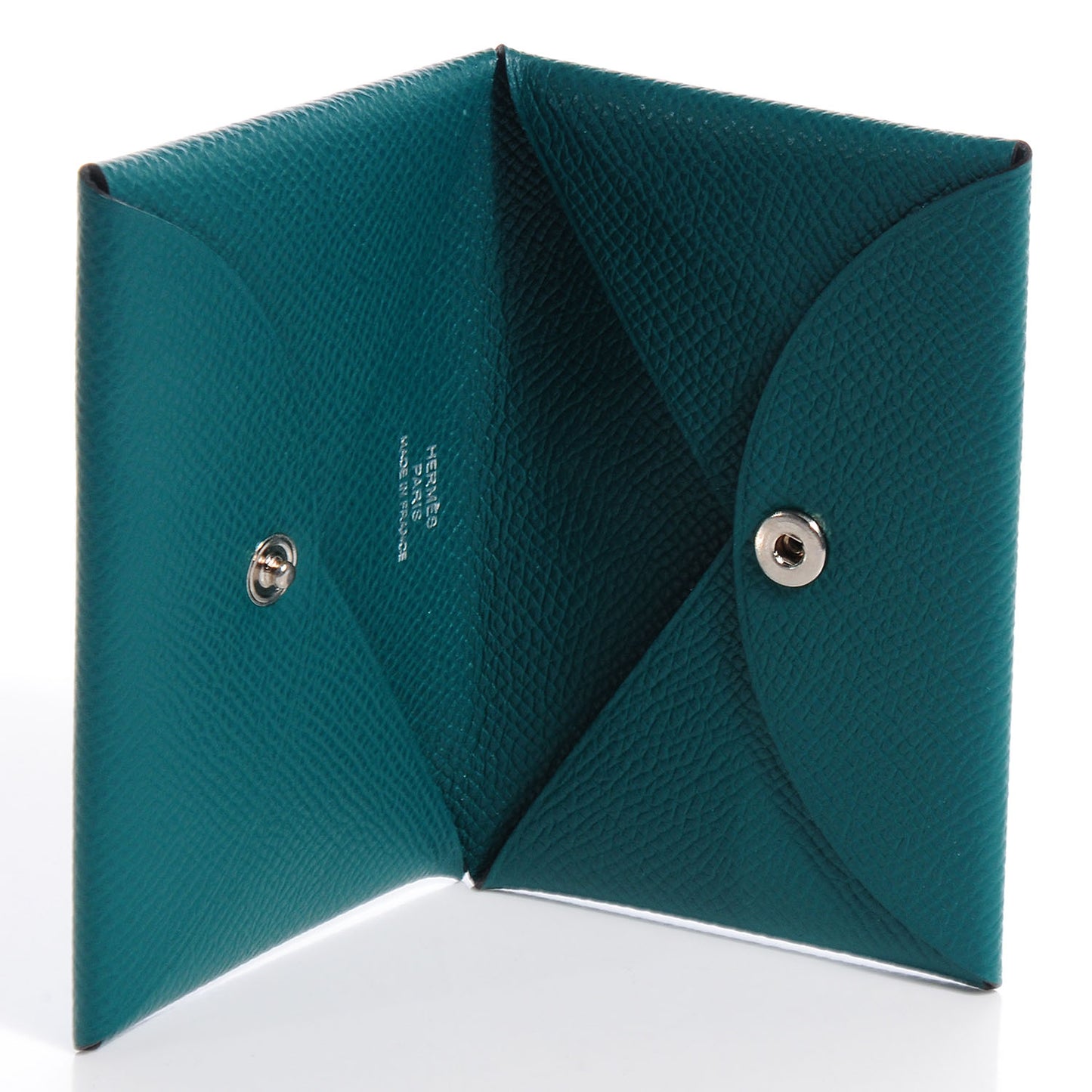 Epsom Calvi Card Case Malachite