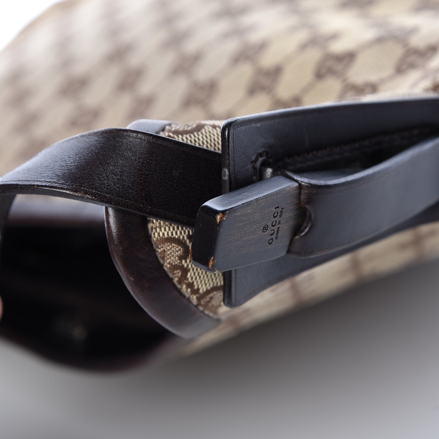 Monogram Hobo Dark Brown