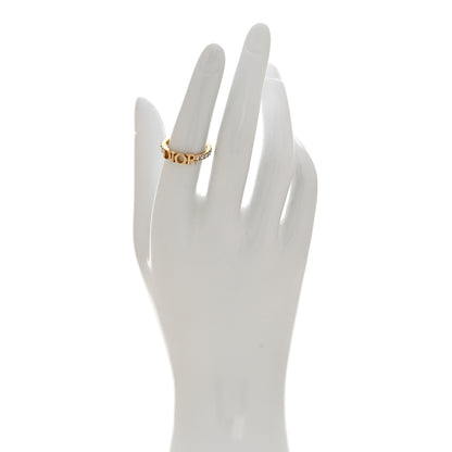 Christian Dior Metal Crystal DIO(R)EVOLUTION Ring M Gold 2 of 6