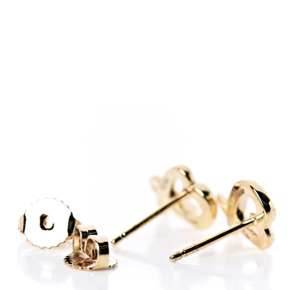 Tiffany 18K Yellow Gold Mini Paloma Picasso Loving Heart Earrings 3 of 4