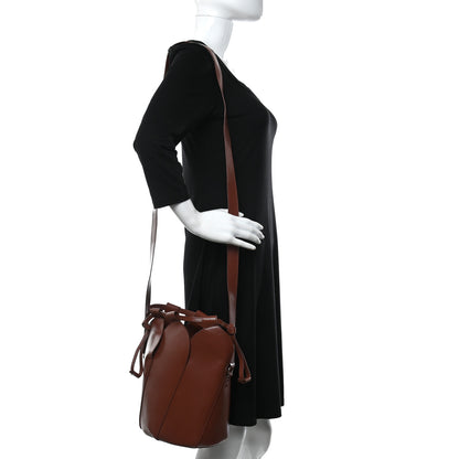 Chloe Smooth Grained Calfskin Small Tulip Bucket Bag Sepia Brown 2 of 13
