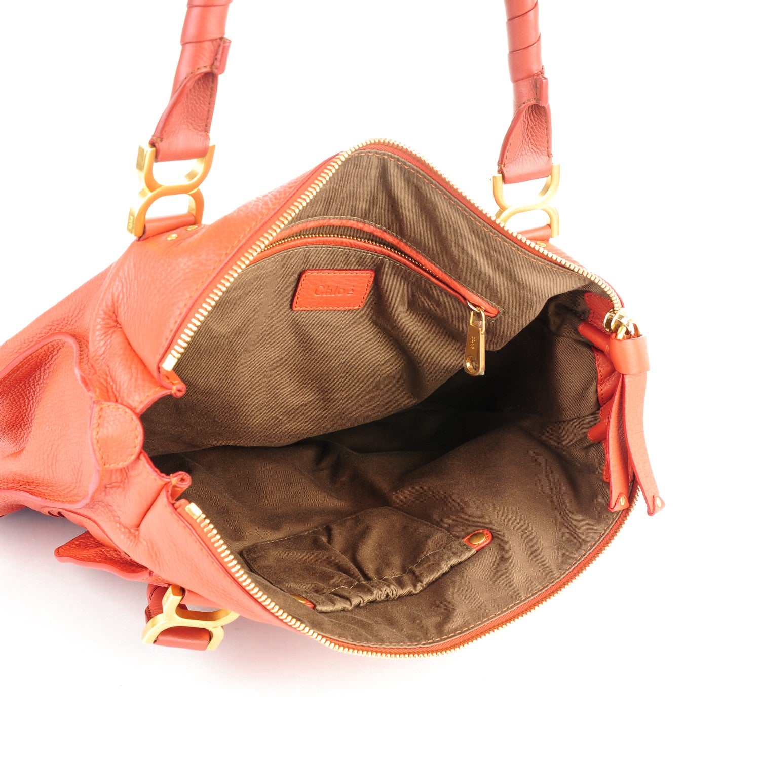 Chloe Calfskin Large Marcie Satchel Maple Leaf 5 of 8