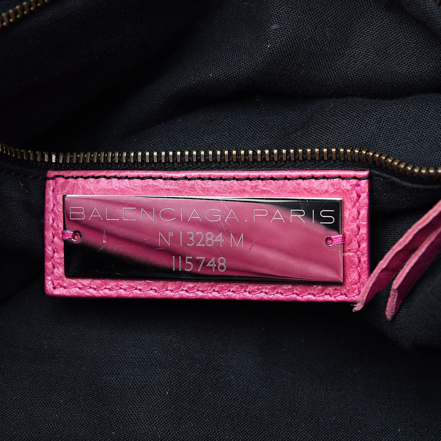 Balenciaga Agneau Classic Hardware City Cyclamen Fucsia 6 of 10