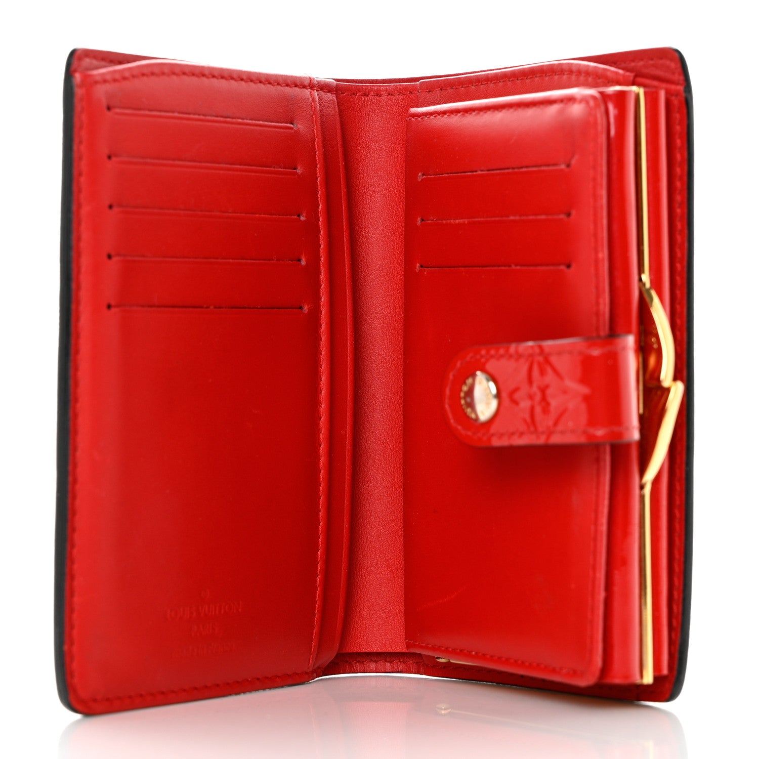 Louis Vuitton Vernis French Purse Wallet Pomme D'Amour 5 of 7