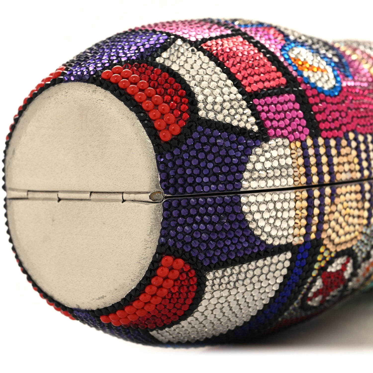 Judith Leiber Crystal Robot Russian Doll Minaudiere Clutch Gold Multicolor 10 of 12